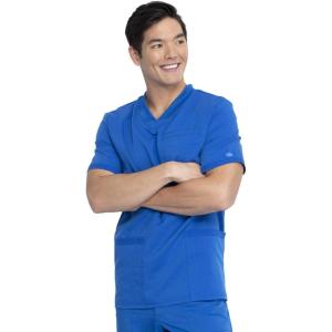 imageDickies Balance Men Scrubs Top VNeck DK845Royal