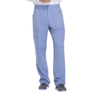 imageDickies Dynamix Scrub Pants for Men with Zip Fly AthleticInspired with FourWay Stretch and Moisture Wicking DK110Ciel Blue