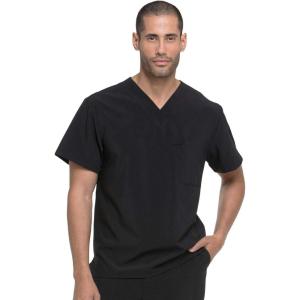 imageDickies EDS Essentials Men Scrubs Top Tuckable VNeck DK635Black