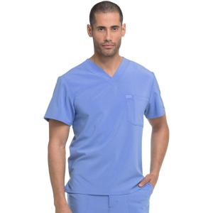 imageDickies EDS Essentials Men Scrubs Top Tuckable VNeck DK635Ciel