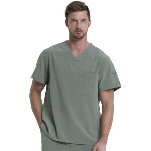 imageDickies EDS Essentials Men Scrubs Top Tuckable VNeck DK635Olive