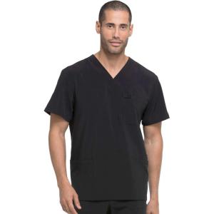 imageDickies EDS Essentials Men Scrubs Top VNeck DK645Black