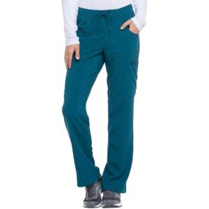 imageDickies EDS Essentials Scrubs for Women Drawstring Cargo Scrub Pants with FourWay Stretch and Moisture Wicking DK010Caribbean Blue