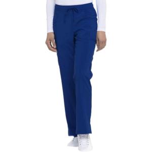 imageDickies EDS Essentials Scrubs for Women Drawstring Cargo Scrub Pants with FourWay Stretch and Moisture Wicking DK010Galaxy Blue