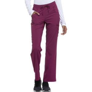imageDickies EDS Essentials Scrubs for Women Drawstring Cargo Scrub Pants with FourWay Stretch and Moisture Wicking DK010Wine
