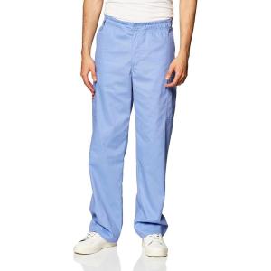 imageDickies EDS Signature Scrubs for Women Elastic Waist PullOn Cargo Pants for Women in Soft Brushed Poplin 86106Ceil Blue