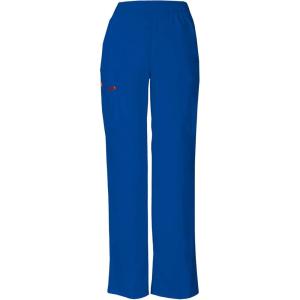 imageDickies EDS Signature Scrubs for Women Elastic Waist PullOn Cargo Pants for Women in Soft Brushed Poplin 86106Galaxy Blue