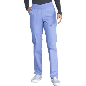 imageDickies EDS Signature Women Scrubs Pant Mid Rise Tapered Leg Pullon DK125Ciel