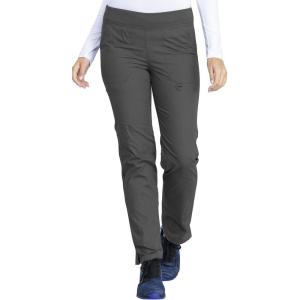 imageDickies EDS Signature Women Scrubs Pant Mid Rise Tapered Leg Pullon DK125Pewter