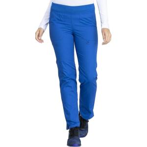 imageDickies EDS Signature Women Scrubs Pant Mid Rise Tapered Leg Pullon DK125Royal