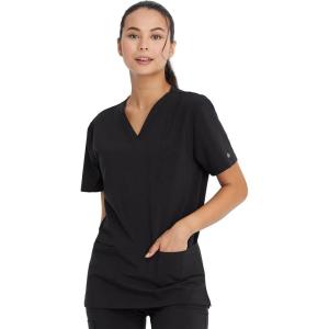 imageDickies EDS Women Scrubs Top VNeck DK700Black