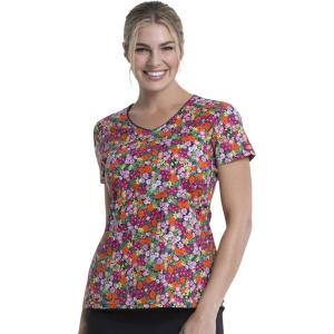 imageDickies EDS Women Scrubs Top VNeck DK700Stay on Tropic