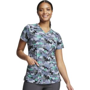 imageDickies EDS Women Scrubs Top VNeck DK700Tough Love