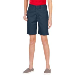 imageDickies Girl Big Girls Flexwaist Slim Fit Flat Front ShortDark Navy