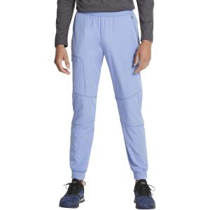 imageDickies Mens Jogger Natural Rise 5 Pockets Elastic Waistband with Interior Self Drawstring DK111Ciel Blue