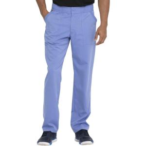imageDickies Mens Scrub Pant Mid Rise Straight Leg Pants with 6 Pockets Zip Fly Front DK220Ciel
