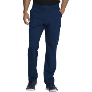 imageDickies Mens Scrub Pant Mid Rise Straight Leg Pants with 6 Pockets Zip Fly Front DK220Navy