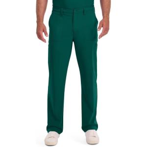 imageDickies Scrub Pant for Men Natural Rise Drawstring Bottoms with 6 Pockets and Back Elastic Waistband  DK015Hunter Green
