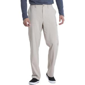 imageDickies Scrub Pant for Men Natural Rise Drawstring Bottoms with 6 Pockets and Back Elastic Waistband  DK015Khaki