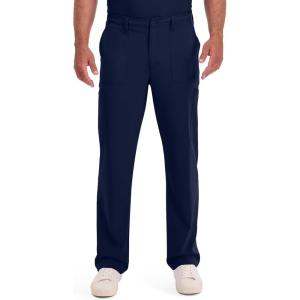 imageDickies Scrub Pant for Men Natural Rise Drawstring Bottoms with 6 Pockets and Back Elastic Waistband  DK015Navy