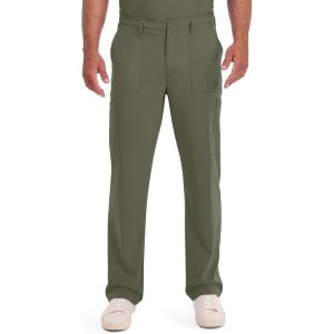 imageDickies Scrub Pant for Men Natural Rise Drawstring Bottoms with 6 Pockets and Back Elastic Waistband  DK015Olive