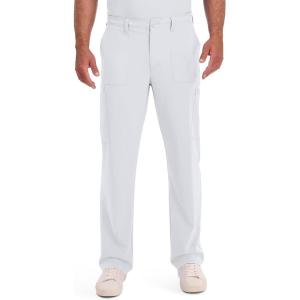 imageDickies Scrub Pant for Men Natural Rise Drawstring Bottoms with 6 Pockets and Back Elastic Waistband  DK015White
