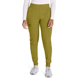 imageDickies Women Scrub Pant Mid Rise Jogger with 5 Pocket and Elastic Waistband DK155Bronze Mist