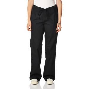 imageDickies Women and Men Natural Rise Pant with 2 Pockets and Adjustable Drawstring 83006Black
