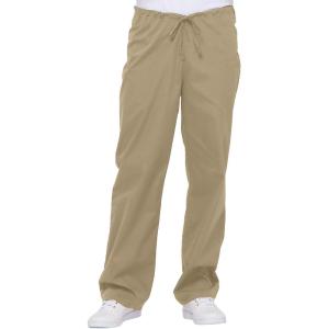 imageDickies Women and Men Natural Rise Pant with 2 Pockets and Adjustable Drawstring 83006Khaki
