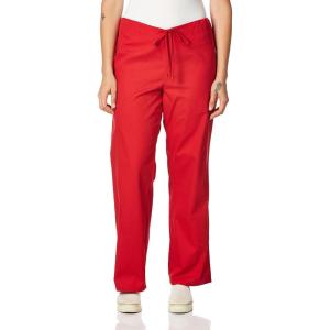 imageDickies Women and Men Natural Rise Pant with 2 Pockets and Adjustable Drawstring 83006Red