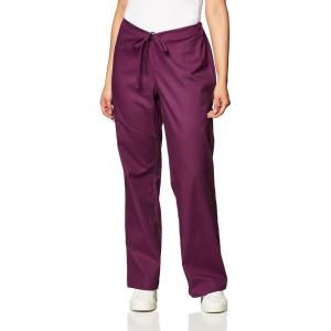 imageDickies Women and Men Natural Rise Pant with 2 Pockets and Adjustable Drawstring 83006Wine