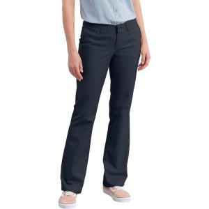 imageDickies Womens Flat Front Stretch Cotton Blend PantsDark Navy V1