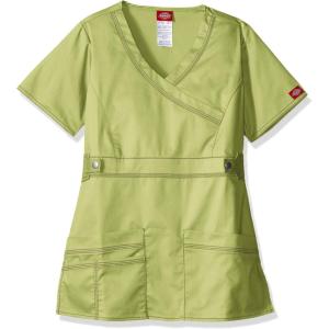 imageDickies Womens Genflex Youtility Mock Wrap TopDesert Sage
