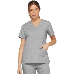 imageDickies Womens Genflex Youtility Mock Wrap TopGrey