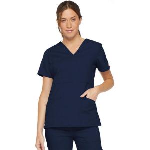 imageDickies Womens Genflex Youtility Mock Wrap TopNavy