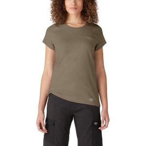 imageDickies Womens Short Sleeve Performance TeeMilitary Green Heather V1