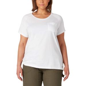 imageDickies Womens Short Sleeve Performance TeeWhite V1