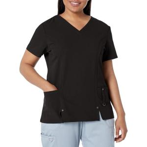 imageDickies Xtreme Stretch Women Scrubs Top VNeck 82851Black