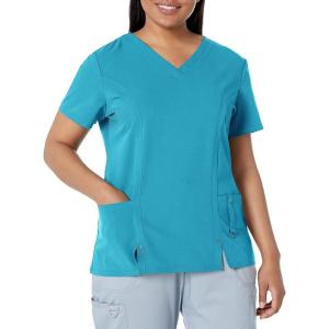 imageDickies Xtreme Stretch Women Scrubs Top VNeck 82851Icy Turquoise