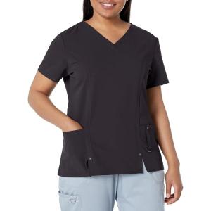 imageDickies Xtreme Stretch Women Scrubs Top VNeck 82851Pewter