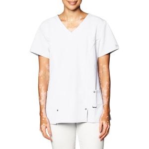 imageDickies Xtreme Stretch Women Scrubs Top VNeck 82851White