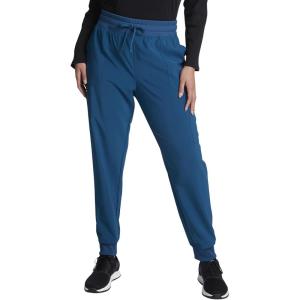 imageEDS Essentials Jogger Scrubs for Women Drawstring Scrub Pants DK065Caribbean Blue