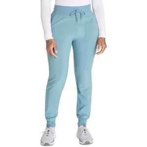 imageEDS Essentials Jogger Scrubs for Women Drawstring Scrub Pants DK065Mineral Blue