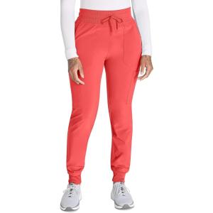 imageEDS Essentials Jogger Scrubs for Women Drawstring Scrub Pants DK065Ravashing Coral