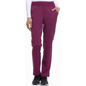 imageEDS Essentials Scrubs for Women YogaInspired PullOn Pant with FourWay Stretch and Moisture Wicking DK005Wine