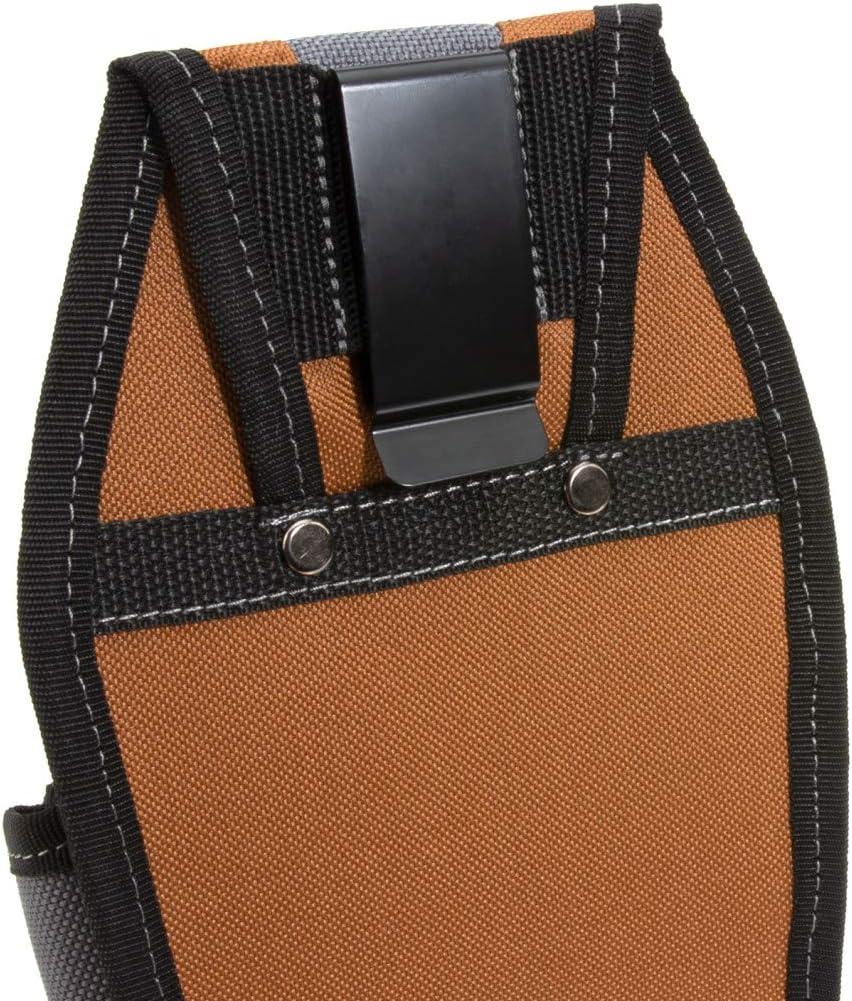 imageDickies 4Pocket Rigid Tool Pouch with Tape Clip Universalfit Steel Clip for Tool Belt Tunnel Loop