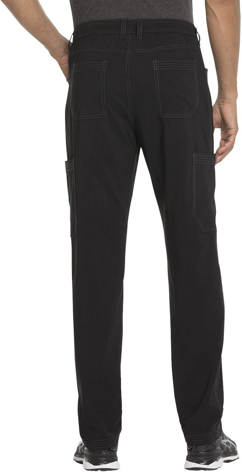 imageDickies Advance Men Scrubs Pant Straight Leg Zip Fly Cargo DK205Black