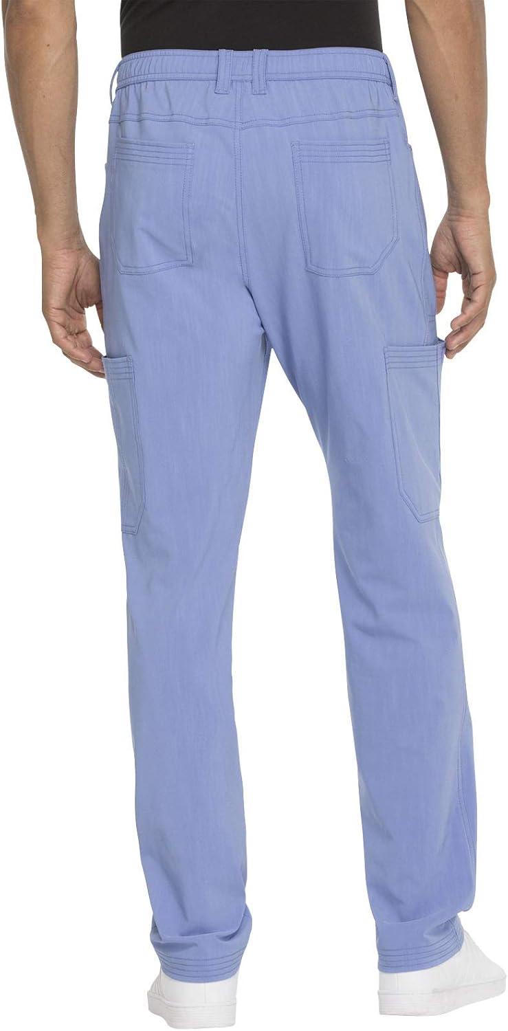 imageDickies Advance Men Scrubs Pant Straight Leg Zip Fly Cargo DK205Ciel Blue