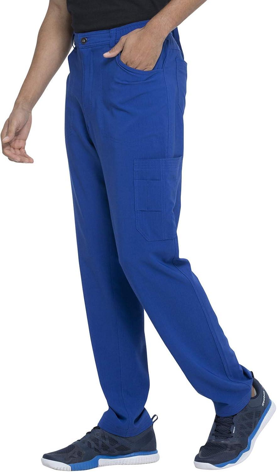 imageDickies Advance Men Scrubs Pant Straight Leg Zip Fly Cargo DK205Galaxy Blue