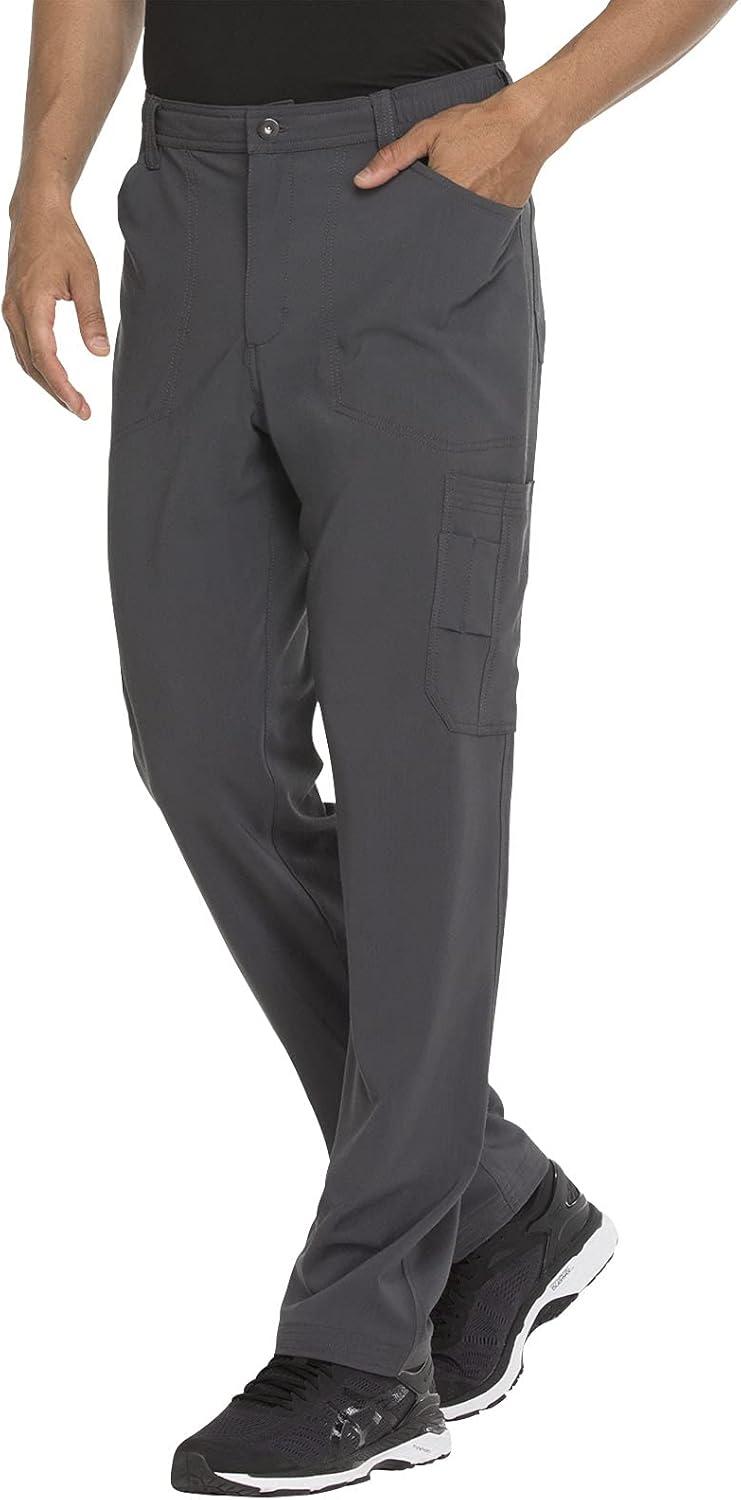 imageDickies Advance Men Scrubs Pant Straight Leg Zip Fly Cargo DK205Pewter